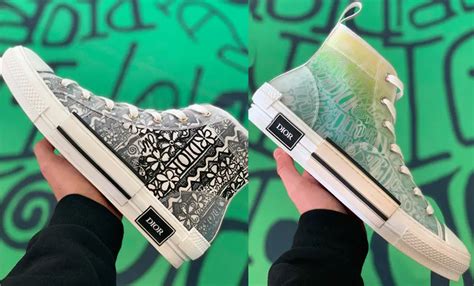 stussy x dior shoes